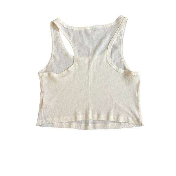 Free People Intimates Tank Racer Back Large off white - Picture 2 of 5